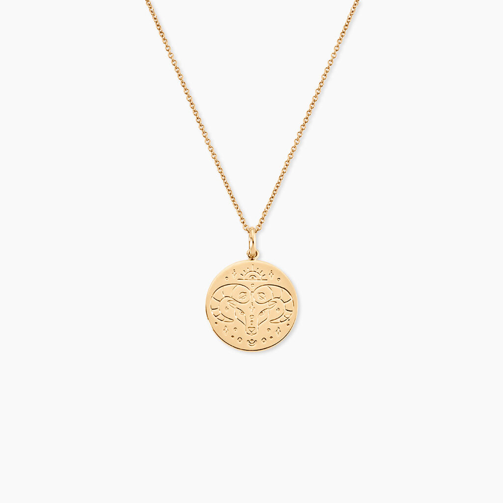 Collier Astro Plaqu&eacute; Or - Colliers Zodiaque Femme | Histoire d&rsquo;Or