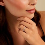 Alliance Rhea Ld Platine Blanc Diamant Synth&eacute;tique - Alliances Femme | Histoire d&rsquo;Or