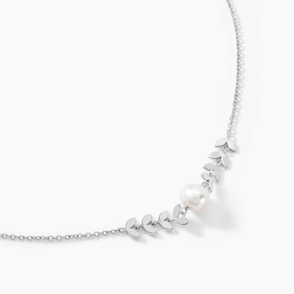 Collier Giacobbe Argent Blanc Perle De Culture - Colliers fantaisie Femme | Histoire d’Or