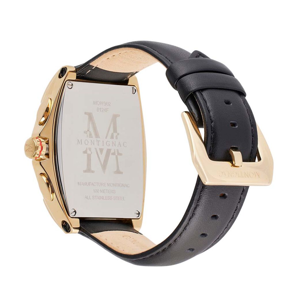 Montre Montignac Tonneau Automatique Bicolore - Montres Homme | Histoire d’Or