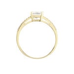 Bague Solitaire Or Jaune Beline Oxyde De Zirconium - Bagues solitaires Femme | Histoire d&rsquo;Or