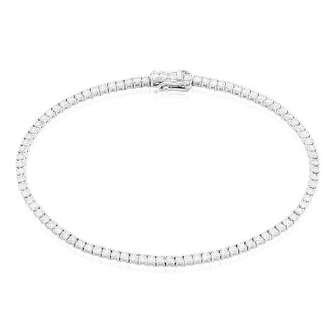 Bracelet River Or Blanc Diamant - Bracelets Femme | Histoire d’Or
