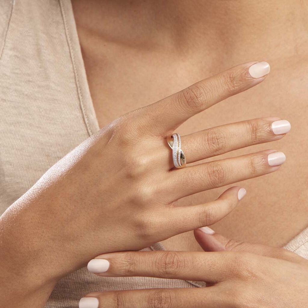 Bague Merlin Or Jaune Diamant - Bagues avec pierre Femme | Histoire d’Or