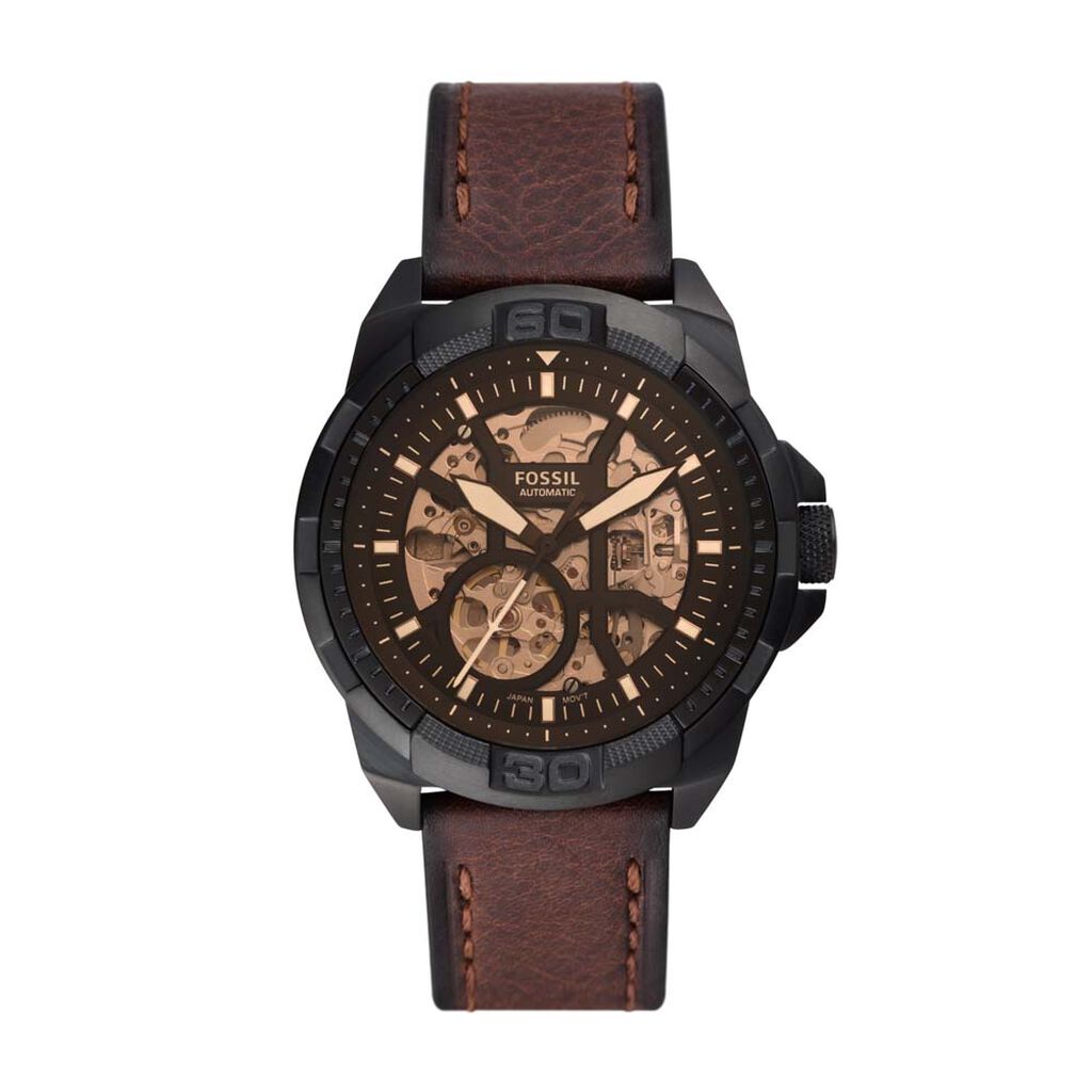 Montre Fossil Bronson 44 Marron - Montres Homme | Histoire d’Or
