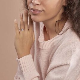 Bague Solitaire Shandrany Argent Blanc Oxyde De Zirconium - Bagues solitaires Femme | Histoire d’Or