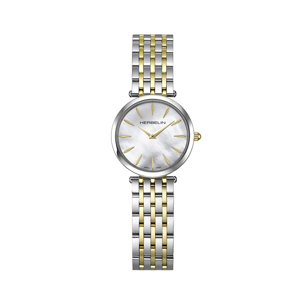 Montre Herbelin Epsilon Nacre Blanche - Montres Femme | Histoire d&rsquo;Or