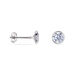 Boucles D'oreilles Pendantes Abha Argent Blanc Oxyde De Zirconium - Boucles d'oreilles fantaisie Femme | Histoire d’Or