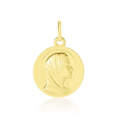 Medaille Or Jaune Vierge