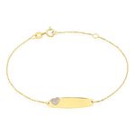 Bracelet Identit&eacute; Marcel Or Jaune - Bracelets Communion Enfant | Histoire d&rsquo;Or