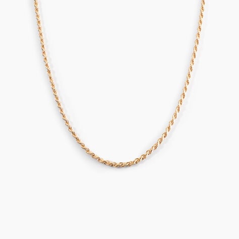 Collier Azelys Plaqu&eacute; Or Jaune - Chaines Femme | Histoire d&rsquo;Or