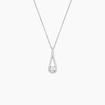 Collier Antonietta Argent Blanc Oxyde De Zirconium - Colliers fantaisie Femme | Histoire d&rsquo;Or