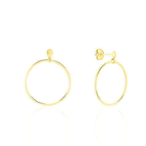 Créoles Tia Geometrique Or Jaune - Boucles d'oreilles créoles Femme | Histoire d’Or