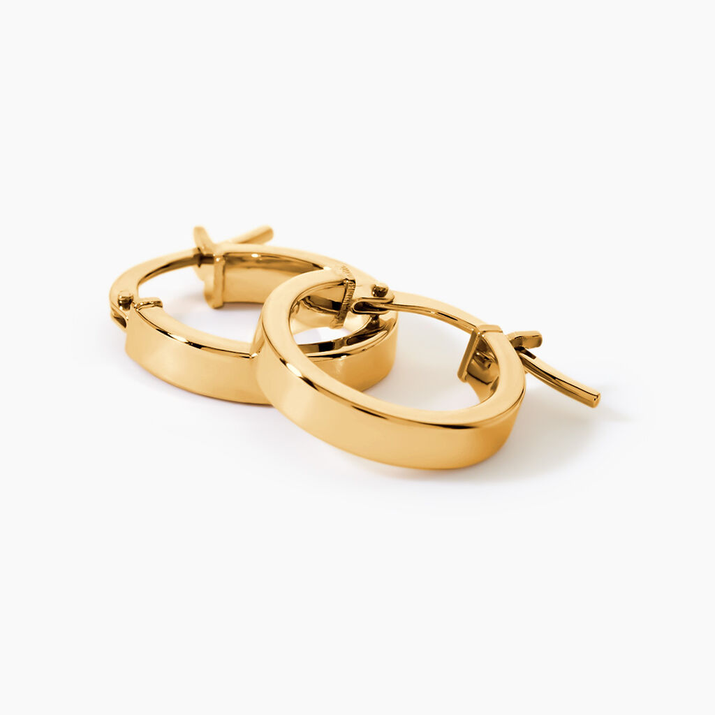 Cr&eacute;oles Cody Or Jaune - Boucles d'oreilles cr&eacute;oles Femme | Histoire d&rsquo;Or