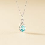 Collier Passion Or Blanc Topaze Et Oxyde De Zirconium - Colliers Femme | Histoire d&rsquo;Or