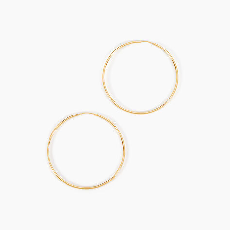 Cr&eacute;oles Dominae Or Jaune - Boucles d'oreilles cr&eacute;oles Femme | Histoire d&rsquo;Or