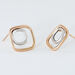 Boucles D'oreilles Pendantes Artahe Carree Or Bicolore - Boucles d'oreilles pendantes Femme | Histoire d’Or