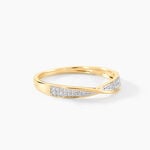 Bague Ingerida Or Jaune Diamant - Bagues avec pierre Femme | Histoire d&rsquo;Or