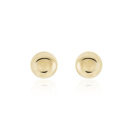 Boucles D'oreilles Puces Valdenar Plaque Or Jaune - Boucles d'oreilles fantaisie Femme | Histoire d’Or