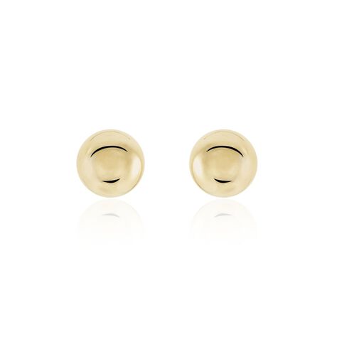 Boucles D'oreilles Puces Valdenar Plaque Or Jaune - Boucles d'oreilles fantaisie Femme | Histoire d’Or