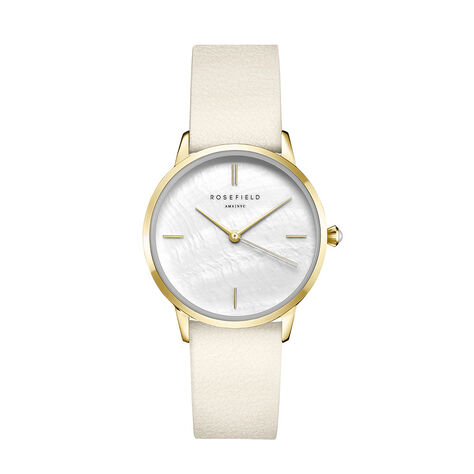 Montre Rosefield Nacre Blanche - Montres Femme | Histoire d’Or