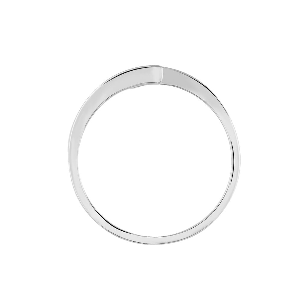 Bague Solitaire Vinca Or Blanc Diamant - Bagues solitaires Femme | Histoire d&rsquo;Or