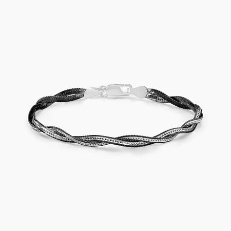 Bracelet Anaiz Argent Blanc - Bracelets chaîne Femme | Histoire d’Or