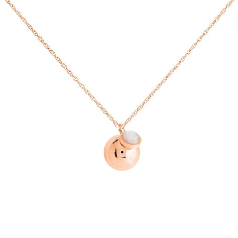 Collier My Bola Acier Rose Quartz - Colliers fantaisie Femme | Histoire d’Or