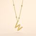 Collier Plaqué Or Jaune Lettra - Colliers fantaisie Femme | Histoire d’Or