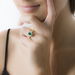 Bague Vladimir Or Jaune Emeraude Et Diamant - Bagues solitaires Femme | Histoire d’Or