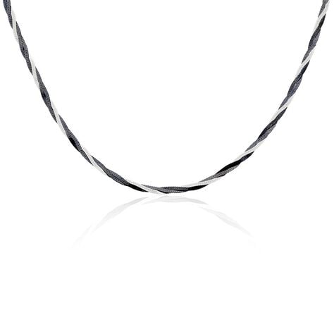 Collier Ehud Argent Bicolore - Chaines Femme | Histoire d’Or