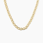 Collier Emelina Acier Jaune - Bijoux sans pierre Femme | Histoire d&rsquo;Or