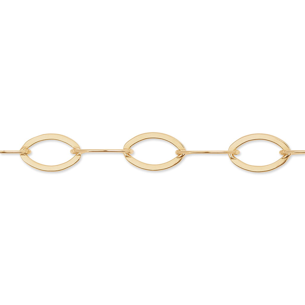 Bracelet Madya Plaqu&eacute; Or Jaune - Bijoux sans pierre Femme | Histoire d&rsquo;Or
