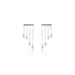 Boucles D'oreilles Pendantes Argent Blanc Edvard Oxydes De Zirconium - Boucles d'oreilles fantaisie Femme | Histoire d’Or