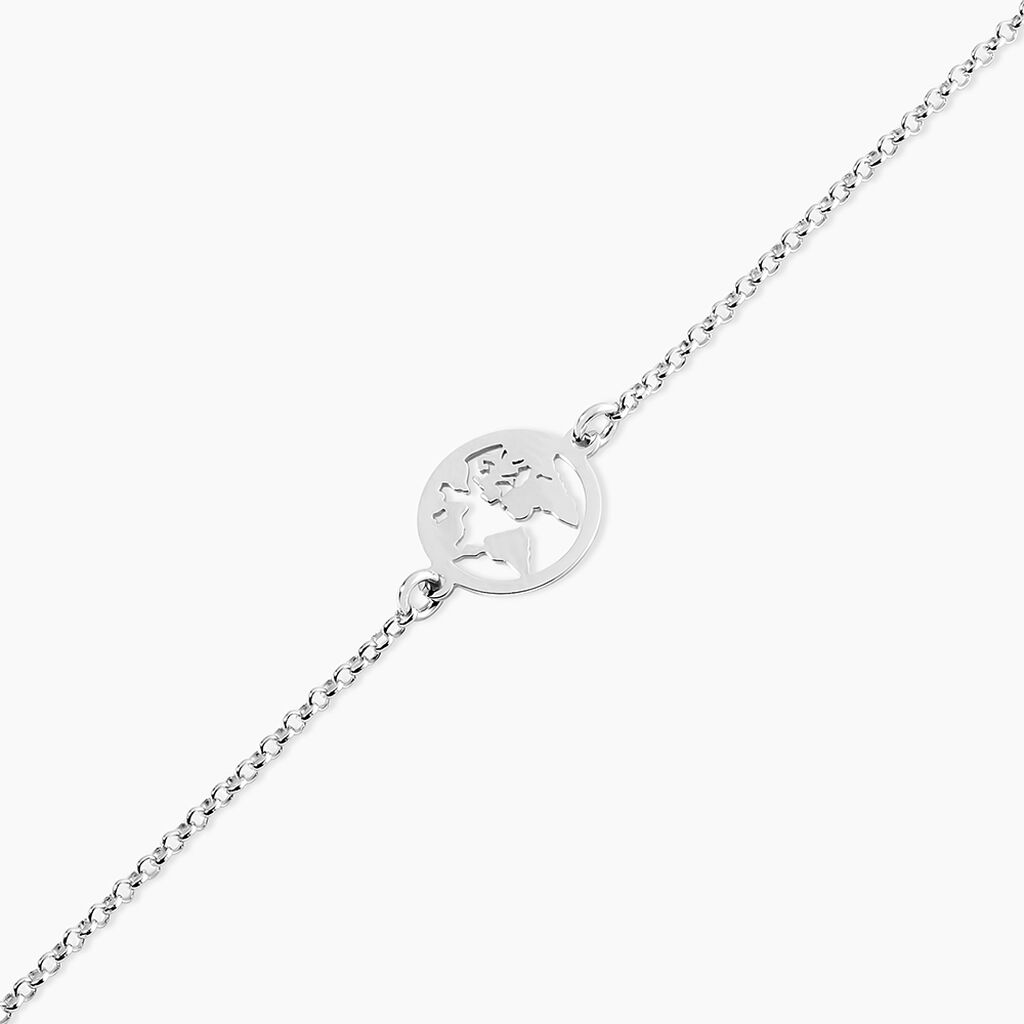 Bracelet Argent Blanc Colombina - Bracelets Femme | Histoire d’Or