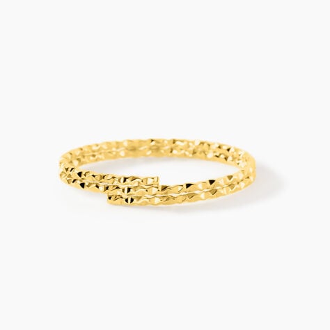 Bague Fiora Acier Jaune - Bagues fantaisie Femme | Histoire d&rsquo;Or