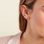 Boucles D'oreilles Puces Jamal Or Jaune Diamant - Clous d'oreilles Femme | Histoire d&rsquo;Or