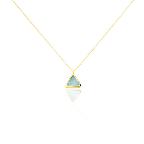Collier Juliete Or Jaune Aigue Marine - Colliers Femme | Histoire d’Or