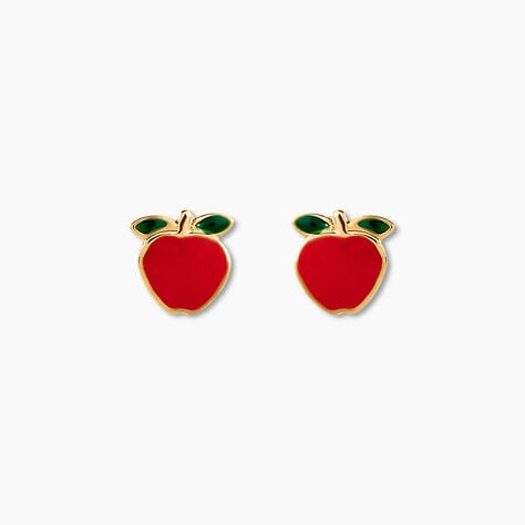 Boucles D'oreilles Puces Pompiliu Or Jaune - Clous d'oreilles Enfant | Histoire d&rsquo;Or