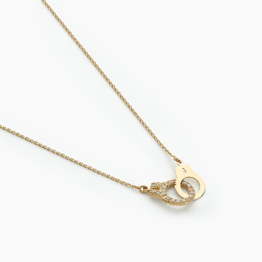 Collier Foma Or Jaune Oxyde De Zirconium - Colliers Femme | Histoire d’Or