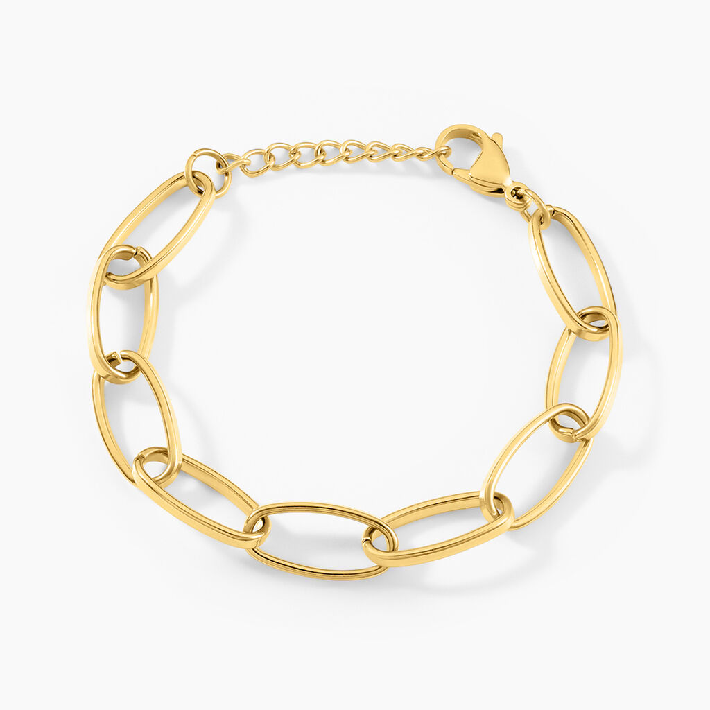 Bracelet Lyvie Acier Dor&eacute; - Bracelets Femme | Histoire d&rsquo;Or