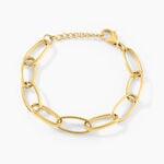 Bracelet Lyvie Acier Dor&eacute; - Bracelets Femme | Histoire d&rsquo;Or