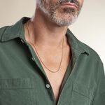 Cha&icirc;ne Clement Plaqu&eacute; Or Jaune - Chaines Homme | Histoire d&rsquo;Or