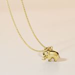 Pendentif Gernot Elephant Or Jaune - Pendentifs Famille | Histoire d&rsquo;Or