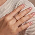 Bague Lazzaro Or Jaune Diamant - Bagues avec pierre Femme | Histoire d&rsquo;Or