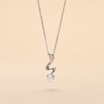 Collier Yedaz Argent Blanc Oxyde De Zirconium - Colliers fantaisie Femme | Histoire d&rsquo;Or