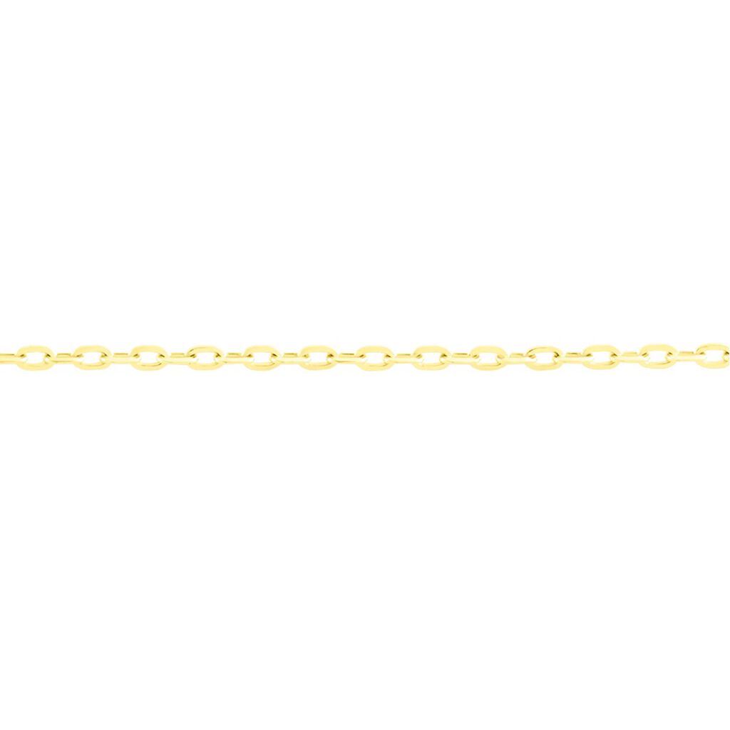 Chaîne Igoa Maille Forçat Diamantee Or Jaune - Chaines Famille | Histoire d’Or