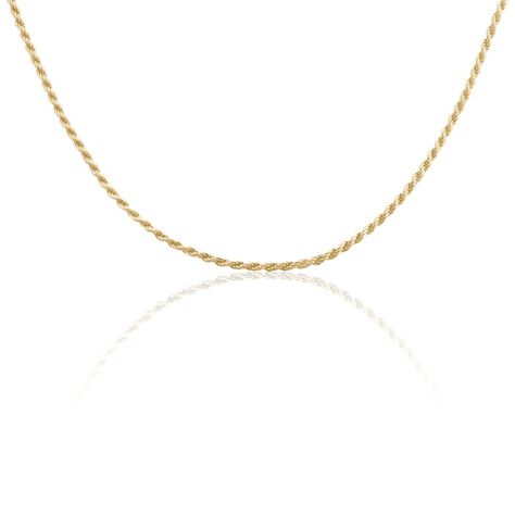 Collier Azelys Plaqu&eacute; Or Jaune - Chaines Femme | Histoire d&rsquo;Or