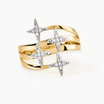 Bague Starlight Or Jaune Diamant - Bagues avec pierre Femme | Histoire d&rsquo;Or