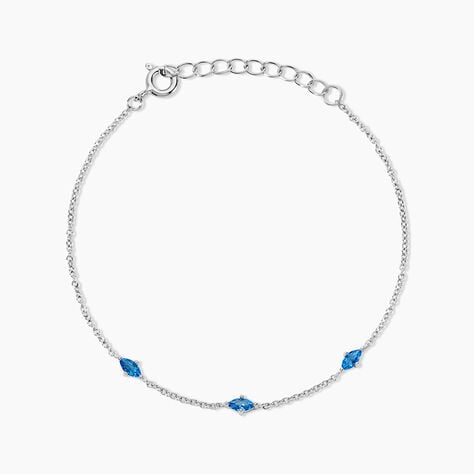 Bracelet Borya Argent Blanc Oxyde De Zirconium - Bracelets Femme | Histoire d&rsquo;Or