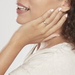 Alliance Effet Epi Mat Ruban Plat Or Bicolore - Alliances Unisex | Histoire d&rsquo;Or